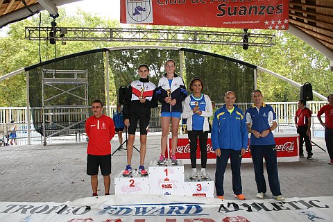 Podio cadete femenino - XVIII Trofeo Edward & Suanzes 2015