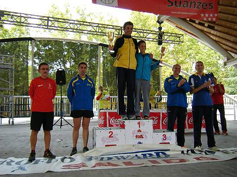 Podium absoluto 10k - XVIII Trofeo Edward & Suanzes 2015