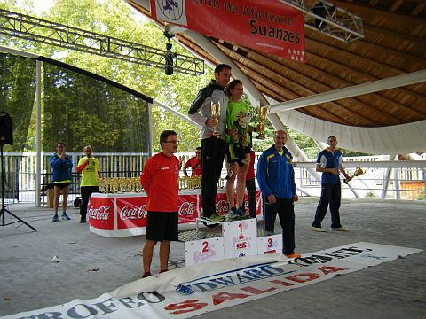 Podium absoluto 6.7k - XVIII Trofeo Edward & Suanzes 2015