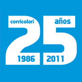 logo 25 años de Corricolari