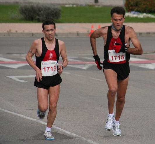 David Rodriguez y Carlos Chacón en Cto.  Clubes (Media Coslada 2011)