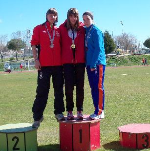 Elsa, Campeona de Madrid Juvenil de 1500 ml