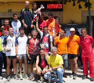 Podium masculino